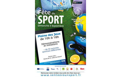 Fête du sport - Dimanche 3 septembre