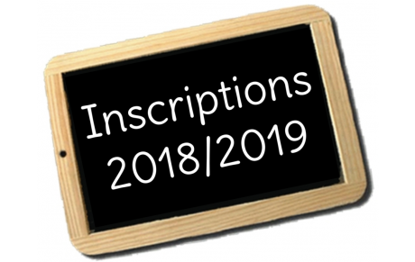 Informations inscriptions 2018/2019